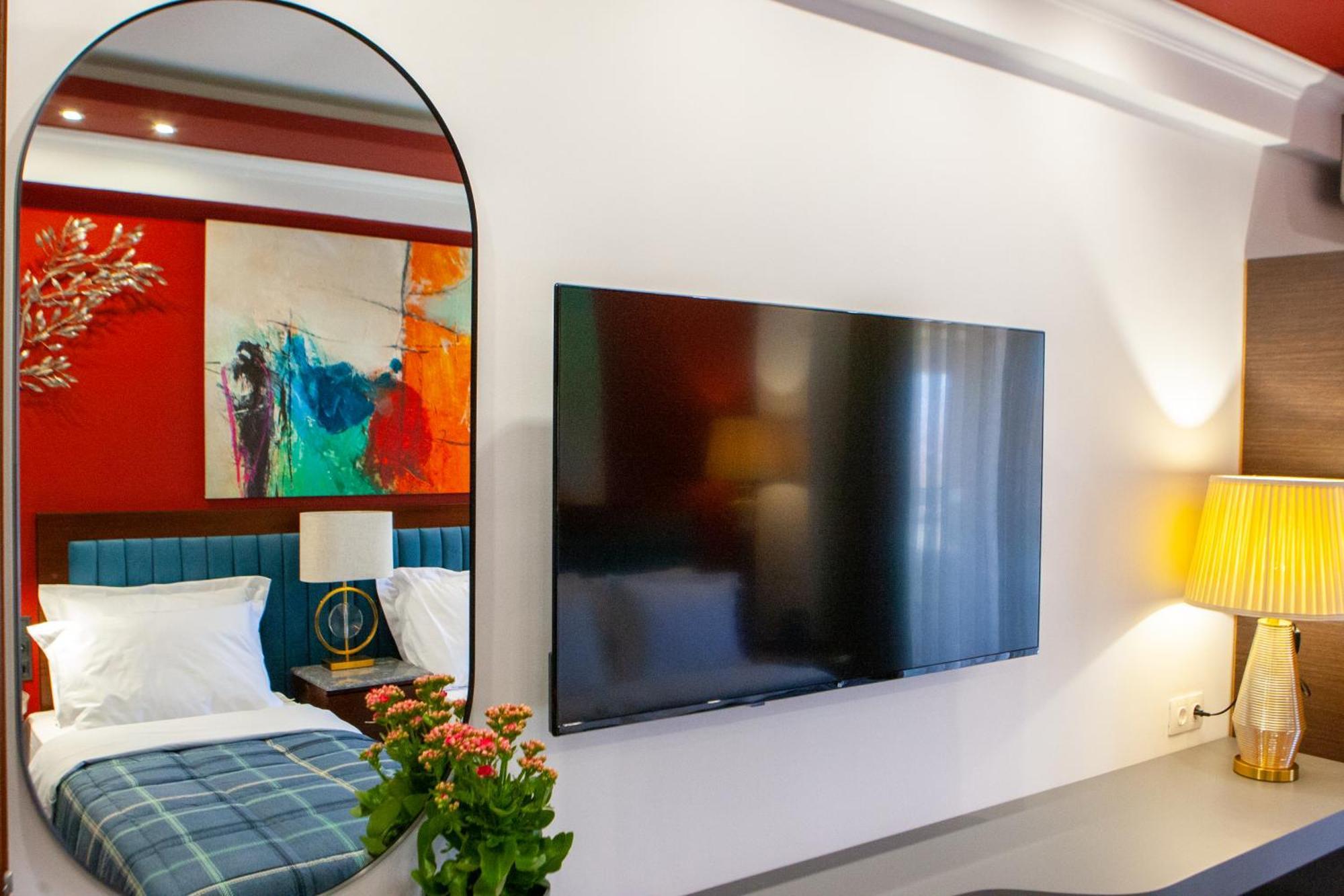 Art Hotel Aronos Olympiaki Akti Bagian luar foto